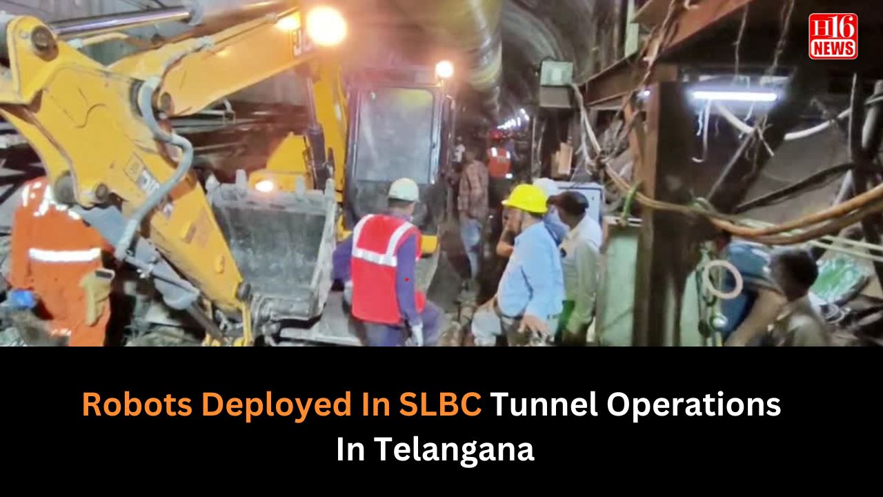 Robots Deployed In SLBC Tunnel Operations In Telangana